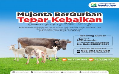 MUJONTA BERQURBAN TEBAR KEBAIKAN
