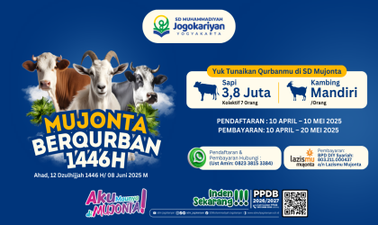 Mari Tunaikan Ibadah Qurban Bersama SD Muhammadiyah Jogokariyan!